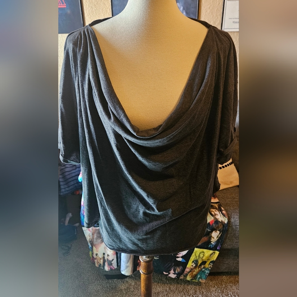 Free People We The People Grey Top Grey Size Medium New With Tags